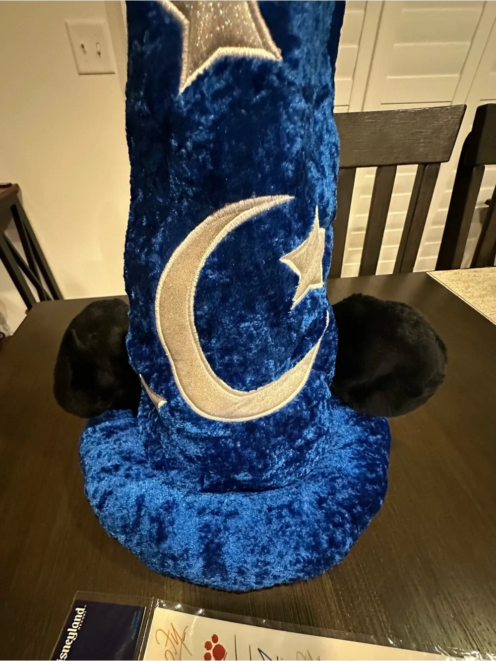 Disney Parks Sorcerer Mickey Mouse Plush Wizard Hat Adult (Fantasia) NEVER WORN